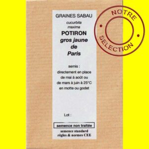 Potiron-gros-jaune-De-Paris Potiron - Jaune gros de Paris