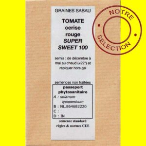 Tomate-cerise-rouge-Super-S Tomate cerise Rouge - SUPERSWEET 100