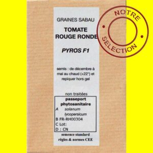 Tomate-ronde-rouge-Pyros-F1 Tomate Rouge Ronde - PYROS Hybride F1