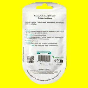 Basilic - Grand vert (4gr)
