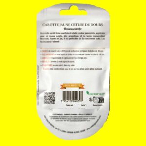 Carotte fourragère - JAUNE DU DOUBS (10gr)