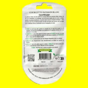 Courge / Courgette - CUST WHITE (patisson) (7gr)