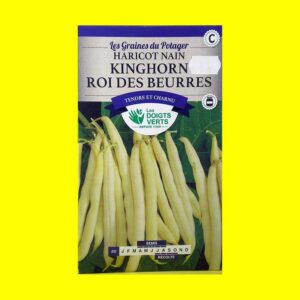 haricot-nain-kinghorn-roi-d Haricot Mangetout Jaune Nain - ROI DES BEURRES (220gr)