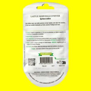 Laitue d'automne/hiver - Merveille d'hiver (4gr)