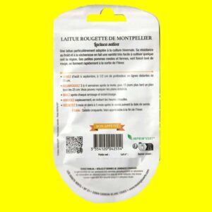 Laitue d'automne / hiver - ROUGETTE DE MONTPELLIER (4gr)