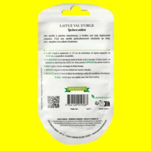 Laitue d'automne / hiver - VAL D'ORGE (4gr)