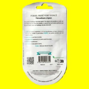 Persil - frisé vert foncé (bio) (5gr)