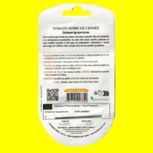 Tomate Ronde Charnue - NOIRE DE CRIMEE (30u)
