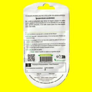 Tomate - Cerise poire jaune (2gr)