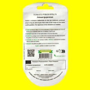 Tomate Rouge Ronde - PYROS Hybride F1 (0,1gr)
